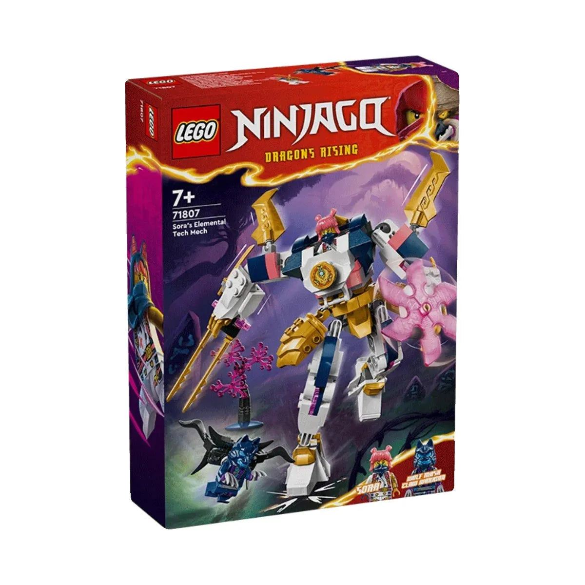 LEGO Ninjago 71807 Solar's Technological Elements Mecha Puzzle Boys And Girls, Building Blocks For Children's Toys