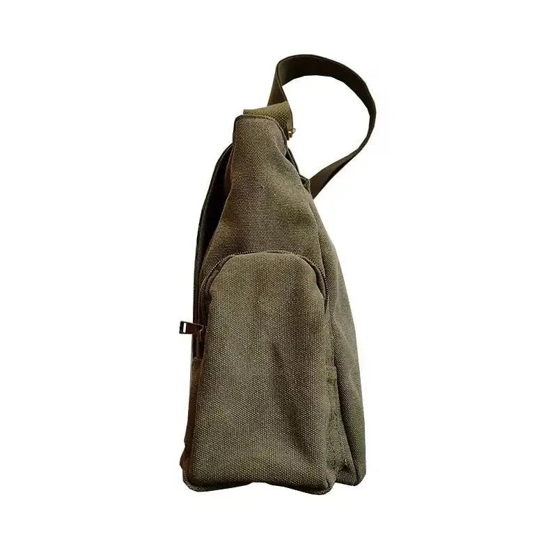 Women Canvas Messenger College and Junior High School Students' Backpacks Single Shoulder Travel Large Capasity