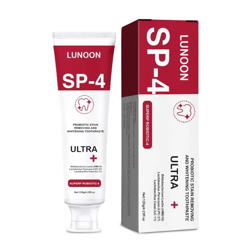 Sip-4 Probiotic Toothpaste Brightening Stain Removing Sp-6 Probiotic Toothpaste Fresh Breath Teeth Whiten Toothpaste 100g/120g
