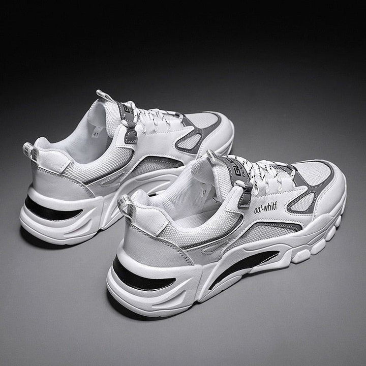 Casual Shoes Sneakers Lightweight for Men Breathable Male Footwear Lace Up Walking Shoe Sport - Jointcorp