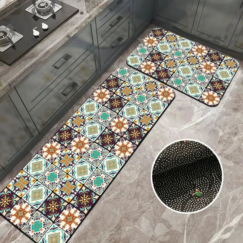 Non-slip Kitchen Carpets for Living Room Long Area Rug Kitchen Floor M0at Carpets Entrance Door Mat Home Decor Alfombra Tapis