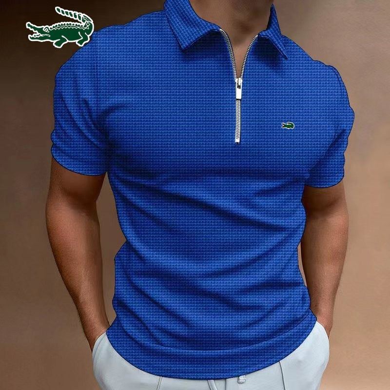 Men's Polo Shirt Fashion Stripe Short Sleeve