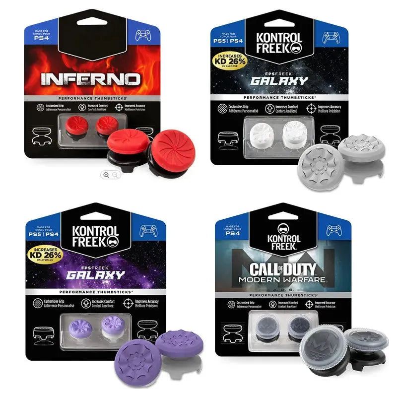 KontrolFreek FPS Freek Galaxy for Playstation PS4 High-Rise Analog Stick PS5 Joystick Controller  Performance Command Stick Game
