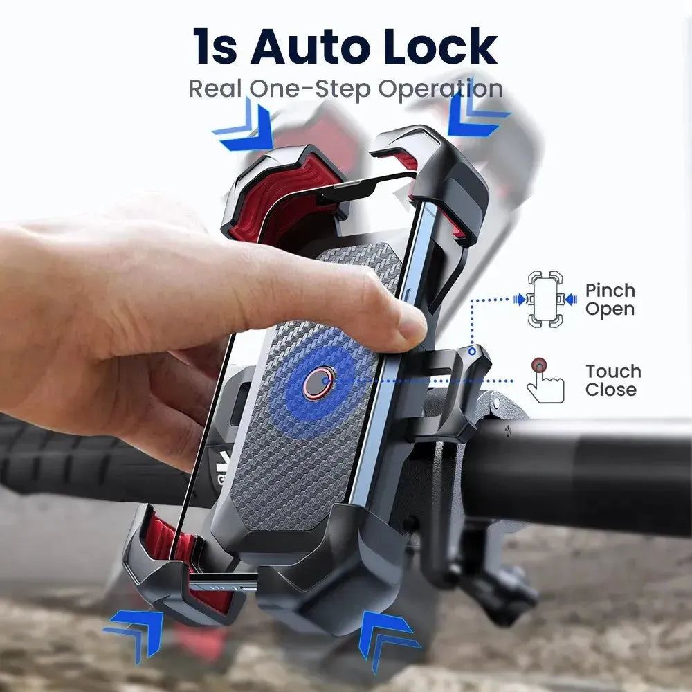 Phone Holder Bike 360° View Mobile Phone Stand Shockproof