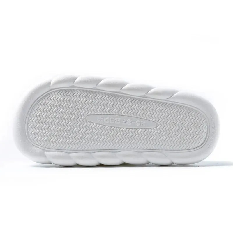 Four Seasons Cute Home Furnished Linen Slippers with Thickened Sole for Women's Indoor Household Slippers