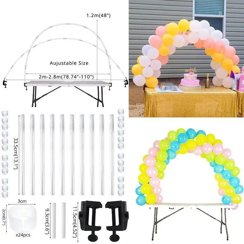 Table Balloon Arch Set Ballon Column Stand for Wedding Birthday Party Decorations Baby Shower Arch Balloons Accessories