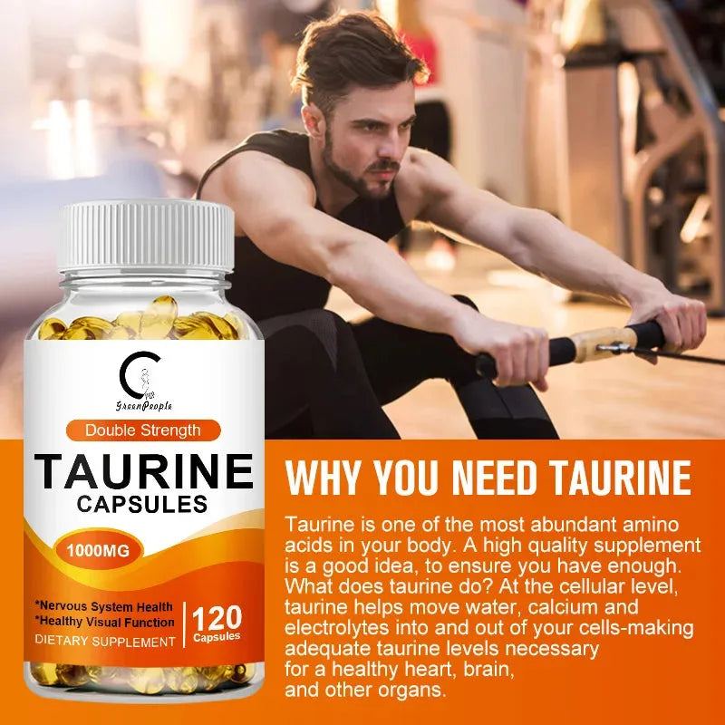 GPGP Greenpeople Taurine Capsule Nervous Reproductive System Re-Development Dietary Supplement