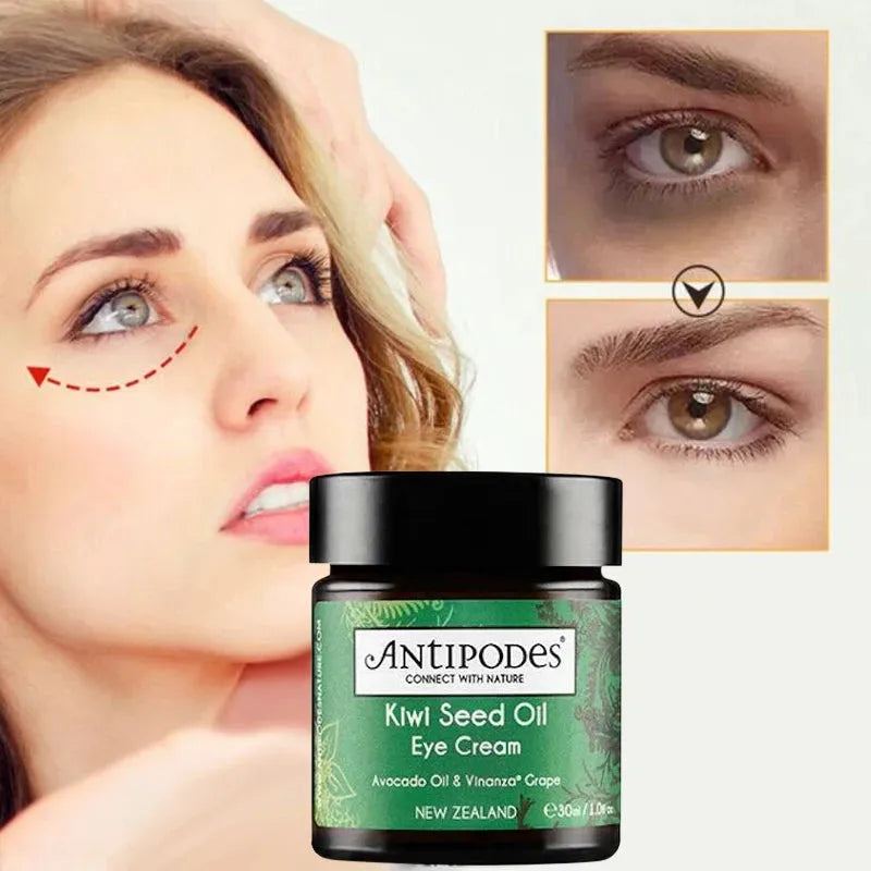 Antipodes Kiwi Seed Oil Eye Cream Fine Lines Anti Aging Vegan Eye Cream Instant Removing Eyes Dark Beauty Health Skin Care