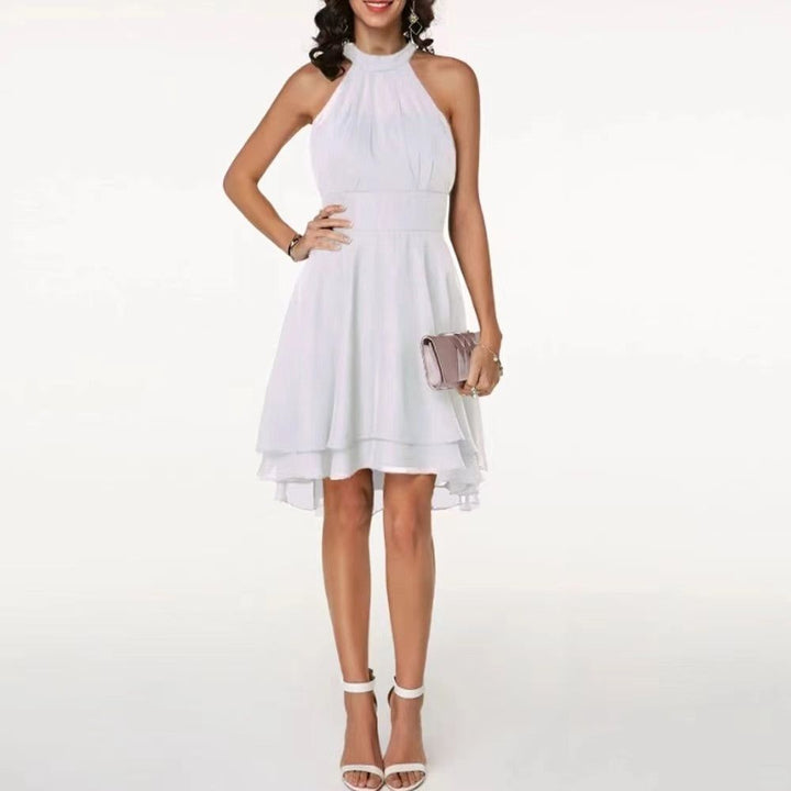 Women's Dress Elegant Solid Color High Waist Slim-Fit Party Dresses Vintage dresses - Jointcorp