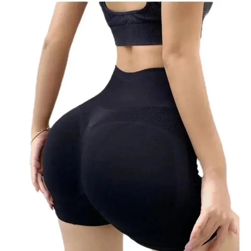 Women Yoga Shorts High Waist Workout Shorts Fitness Yoga Lift Butt Fitness Ladies Yoga Gym Running Short Pants Sportswear