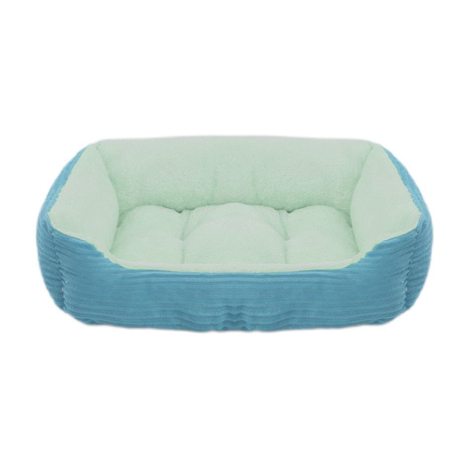Pet Cat Dog Bed Cozy Square Plush Kennel Puppy Sofa Bed Small Large Dog Sleep Pad Portable Pet Bed Nest Pet Supplies Accessories - Jointcorp