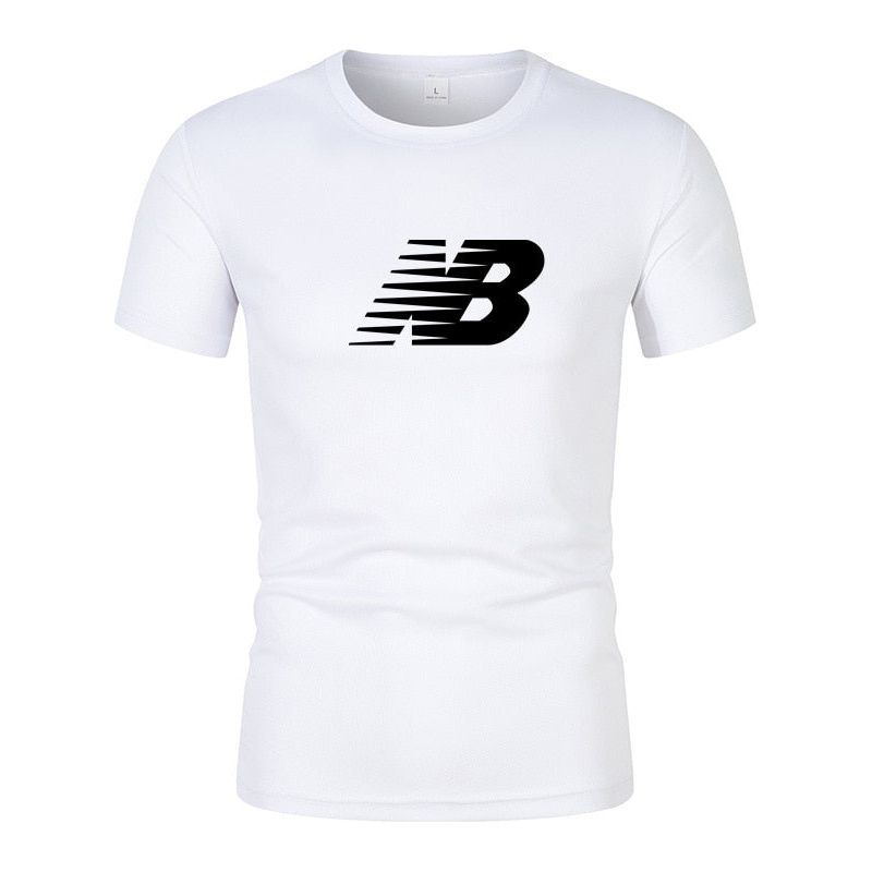 T-shirt for men's quick dry casual round neck short sleeve