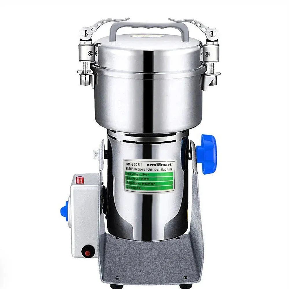 800g Swing Type Spices Grinder Grains Spices Hebals Cereals Dry Food Grinder  Electric Grain Mill Grinder Powder Crusher