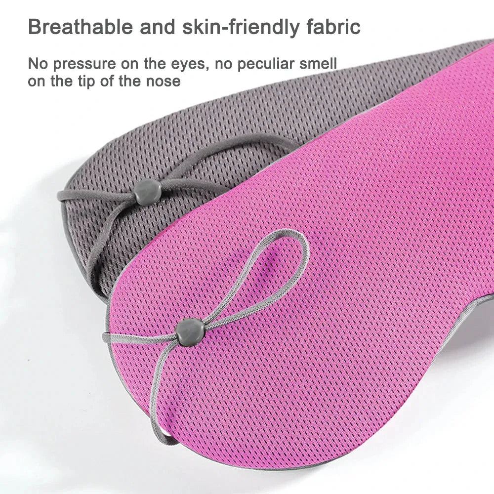 Sleeping Eye Mask Block Out Light Sleep Mask For Eyes Soft Sleeping Aid Travel Eyeshade Breathable Double-sided Eye Mask