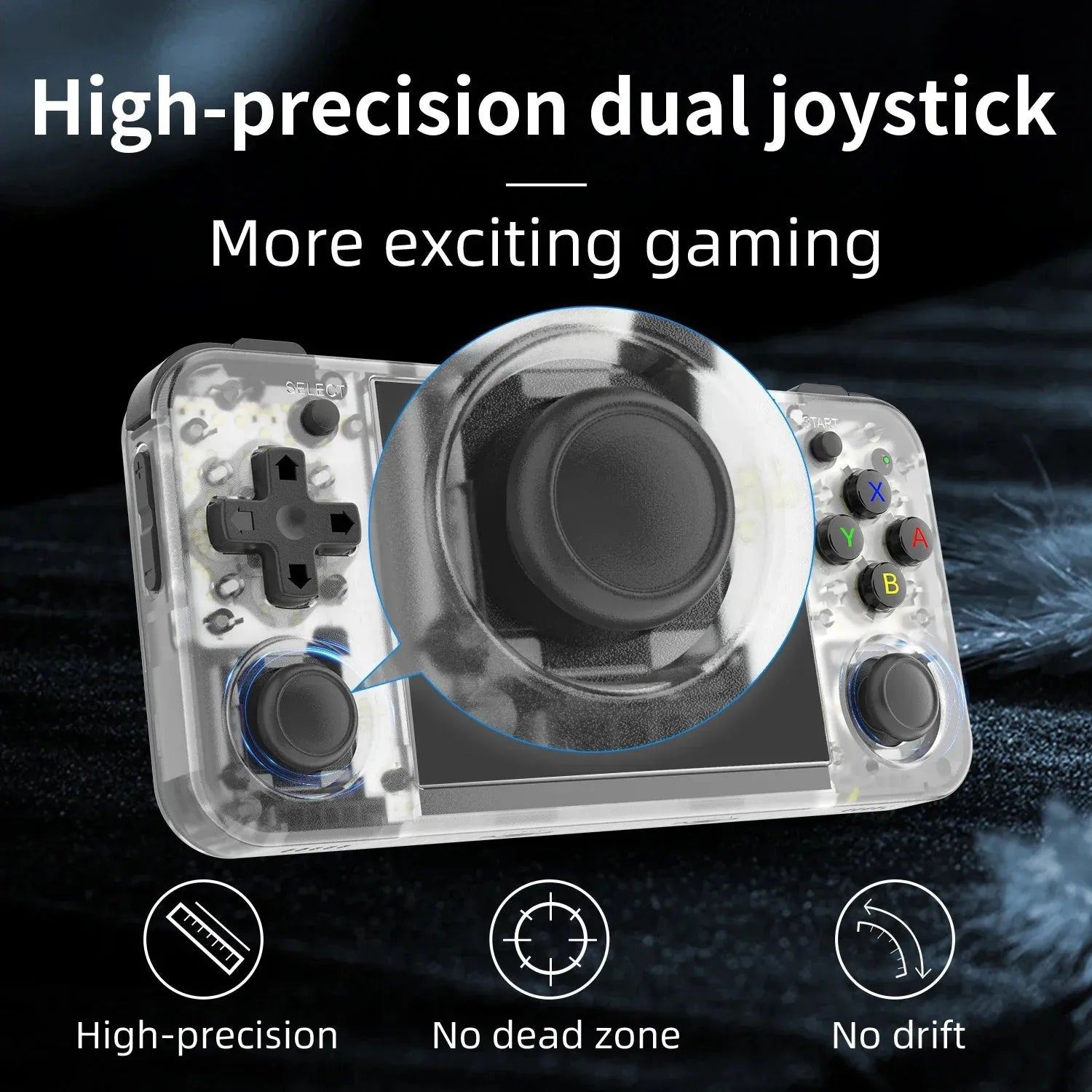 RG35XX H Handheld Game Console 3300mAh 64G  Classic Games 3.5-inch IPS Screen Linux Retro Video Games Player