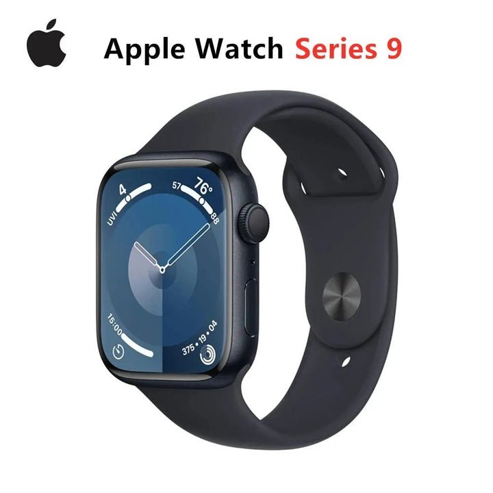 Apple Watch Series 9 (41mm/45mm) GPS Apple Watch S9 Aluminum Case with Sport Band iOS Smart Watch