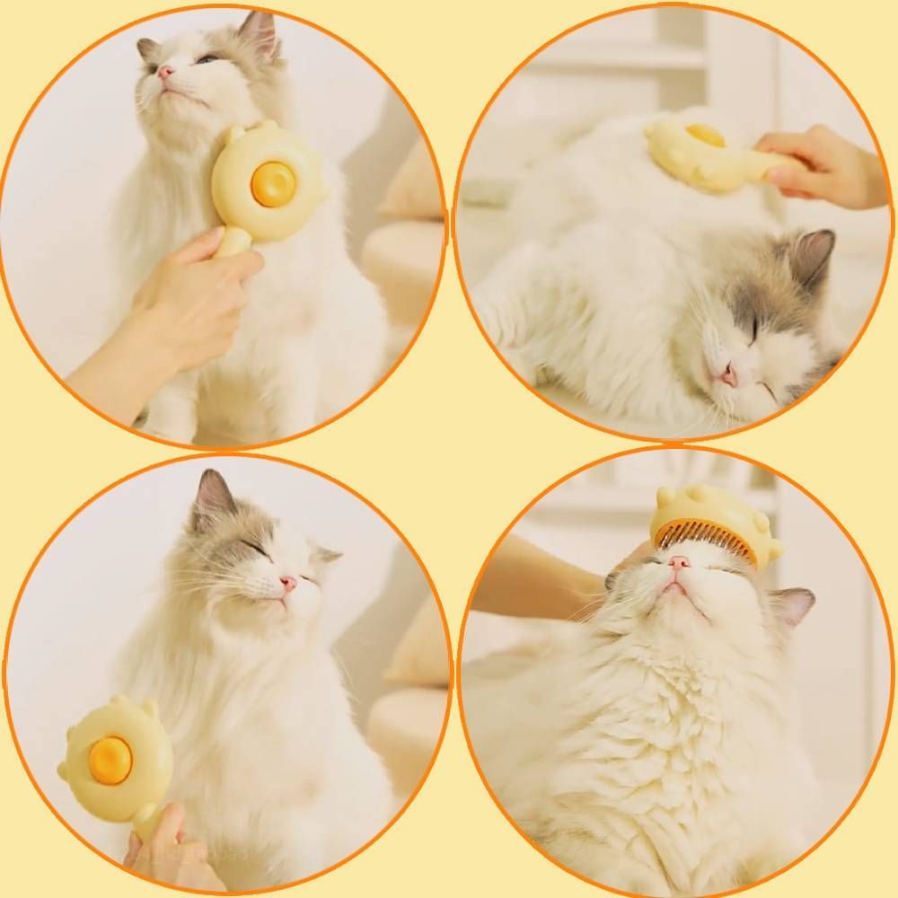 Cat Brush Pet Hair Removal Brush Cat Comb Pet Grooming Brush for Cats Dogs Pets Hair Remover Massages Puppy Kitten Accessories - Jointcorp