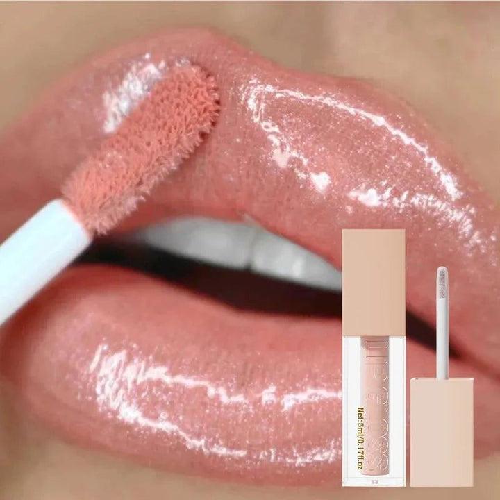 Hyaluronic Acid Lip Glaze Mirror Lipstick Moisturizing And Nourishing Long-lasting Non-fading White Velvet Lipstick