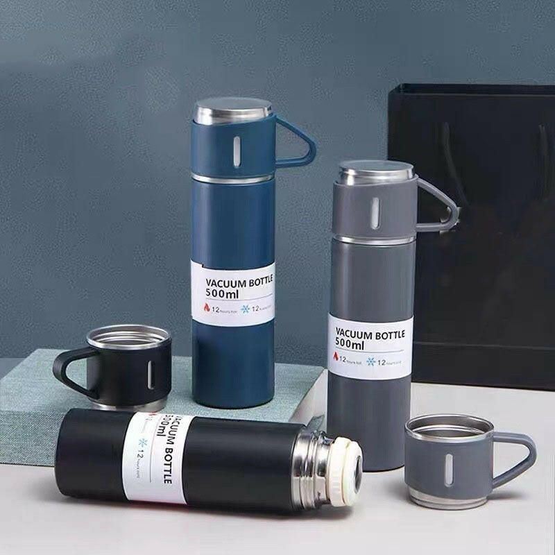 Stainless Steel Thermos Cup Large Capacity Bottle Insulated