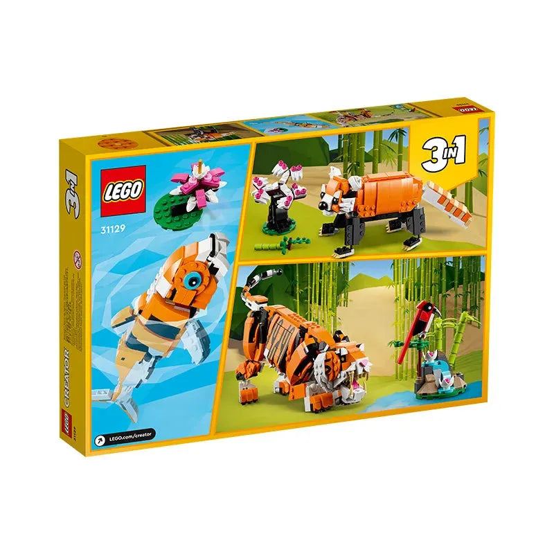 LEGO Creator 31129 Creative And Powerful Tiger Children's Assembly Puzzle Block Toy Gift For Boys