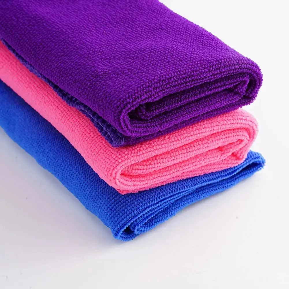 1pc Microfiber Towel  Absorbency Square Towel Quick Drying Soft Towel Comfortable Bath Towel Portable Gym Towel Shower