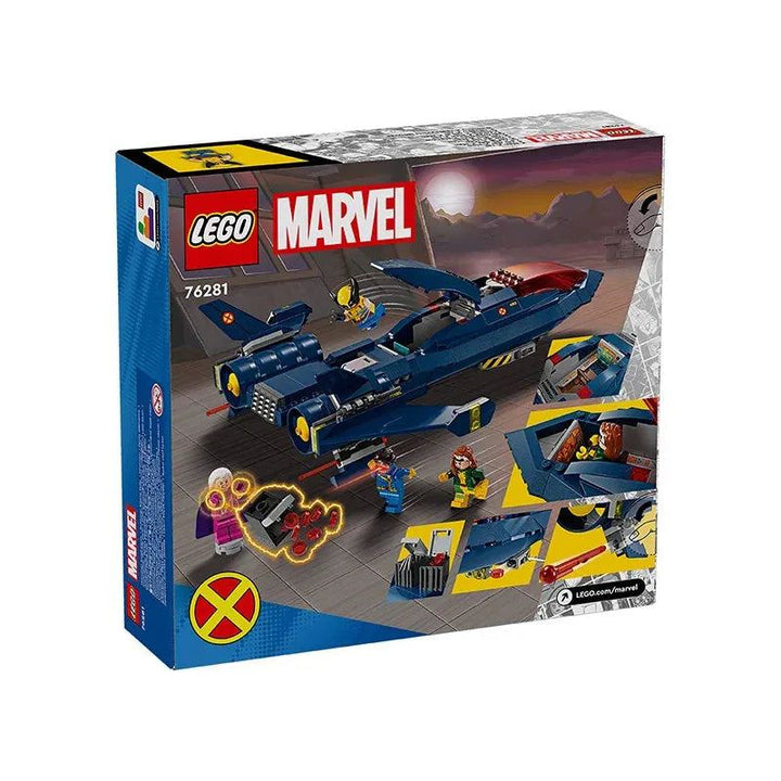 LEGO Super Heroes 76281 Marvel Series X-Men Blackbird Fighter Puzzle Building Block Children's Toys