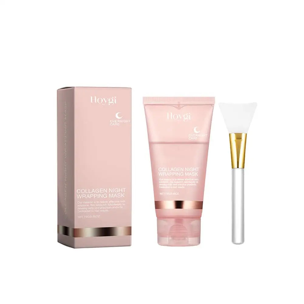 Korean Deep Collagen Mask Overnight Wrapping Peel Off Facial Mask Anti Wrinkle Lifting Skin Care Deeply Hydrate Woman Night Care