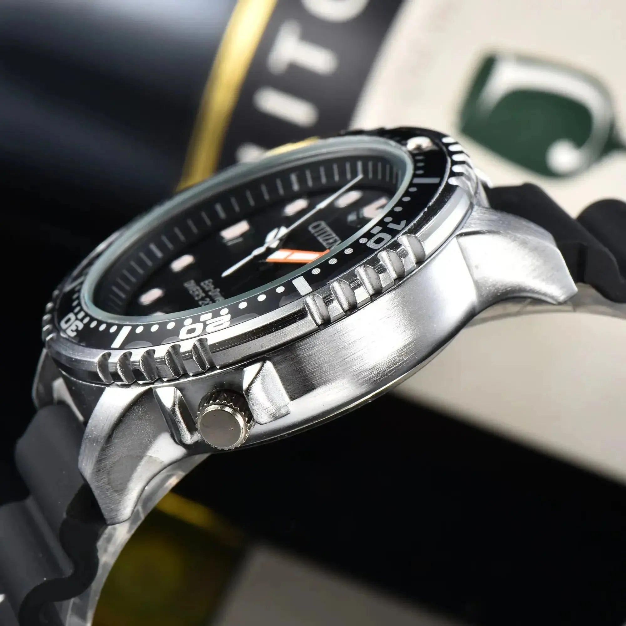 Citizen Men's Eco-Drive Promaster Diver Watch with Polyurethane Strap and Rotating Bezel, 44 mm, Dive Watch
