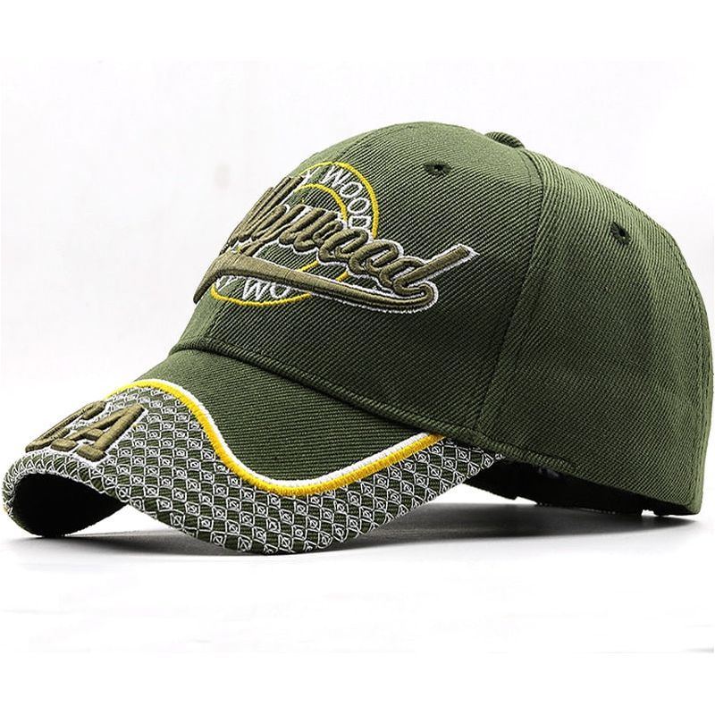 Men's Baseball Cap Snapback Fishing Embroidery Summer Fisher Brand Men Cap