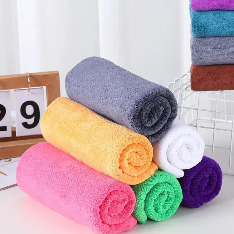 Fine fiber beauty salon towels, barber shop towels, bib towels, absorbent, soft, thickened dry hair towels,adult bathroom towels