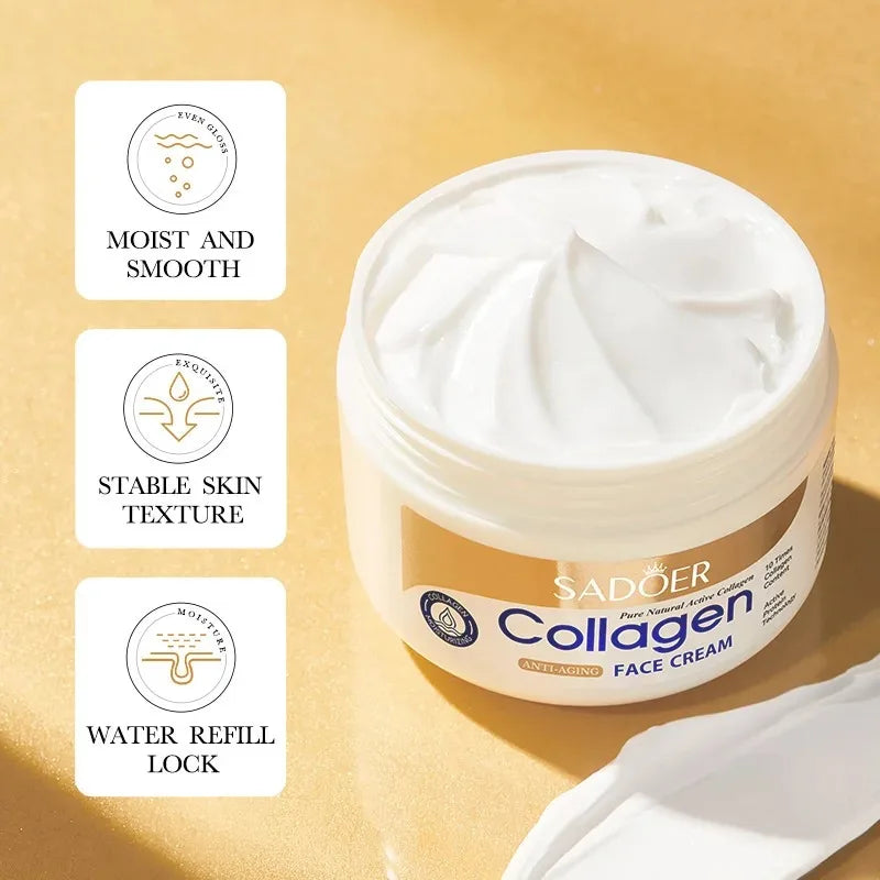 SADOER Collagen Skin Care Serie Collagen Facial Mask Moisturizing Anti-aging Repair Brightening Skin Facial Mask Facial Skincare