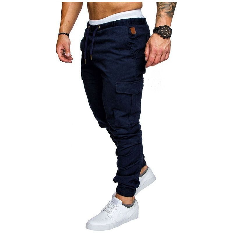 Casual Men Pants Fashion Big Pocket Hip Hop Pants Quality Outwear Sweatpants Soft Mens Joggers Men's Trousers pantalones - Jointcorp