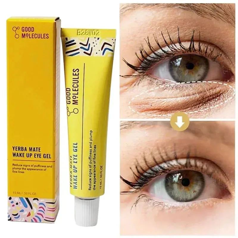 Yerba Mate Wake up Eye Gel Yerba Mate, Hyaluronic Acid and Caffeine to Hydrate, Minimize Puffiness and Swelling - Face Skincare