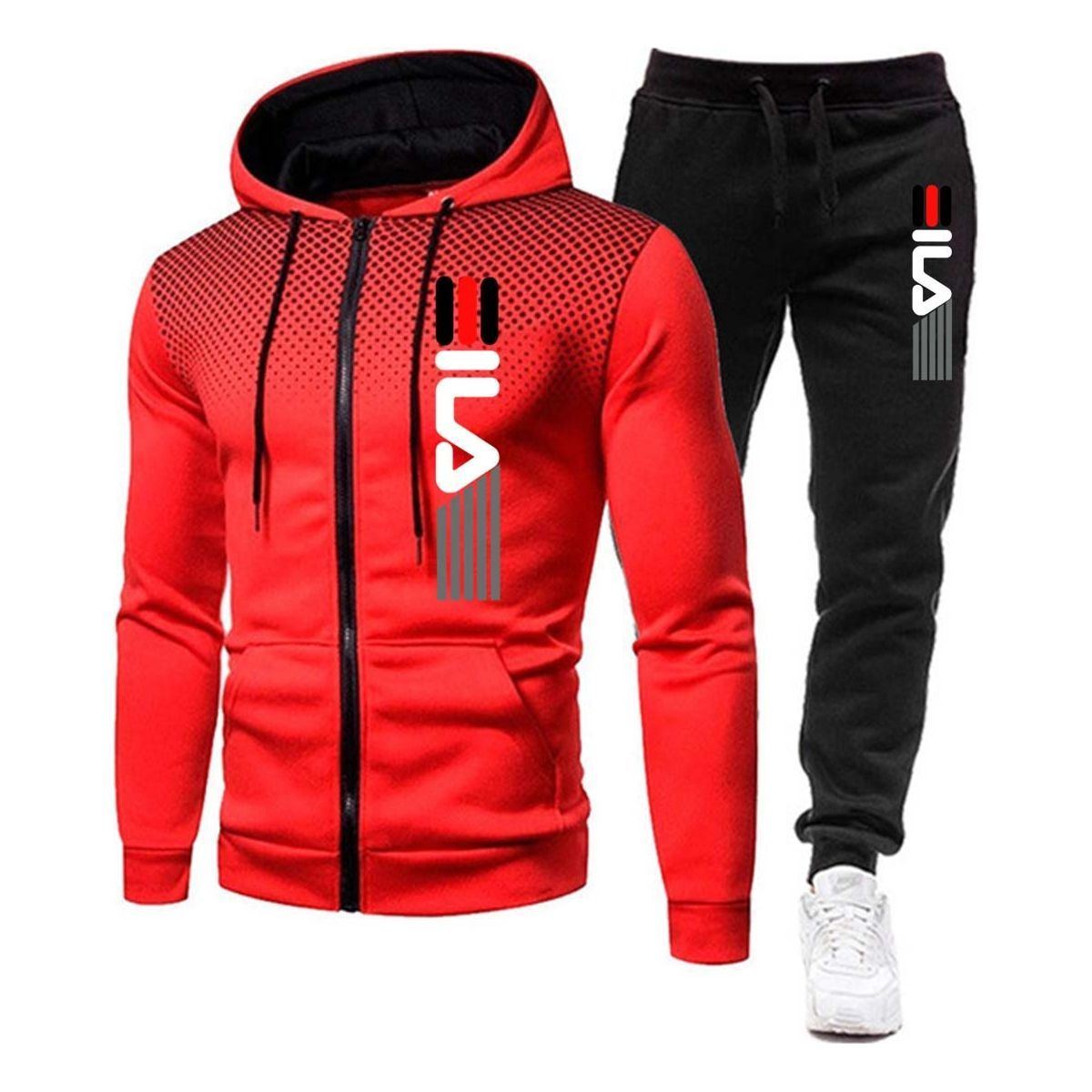 Men Hoodie Fitness Gym Clothing Men Running Set Sportswear Jogger Men'S - Jointcorp