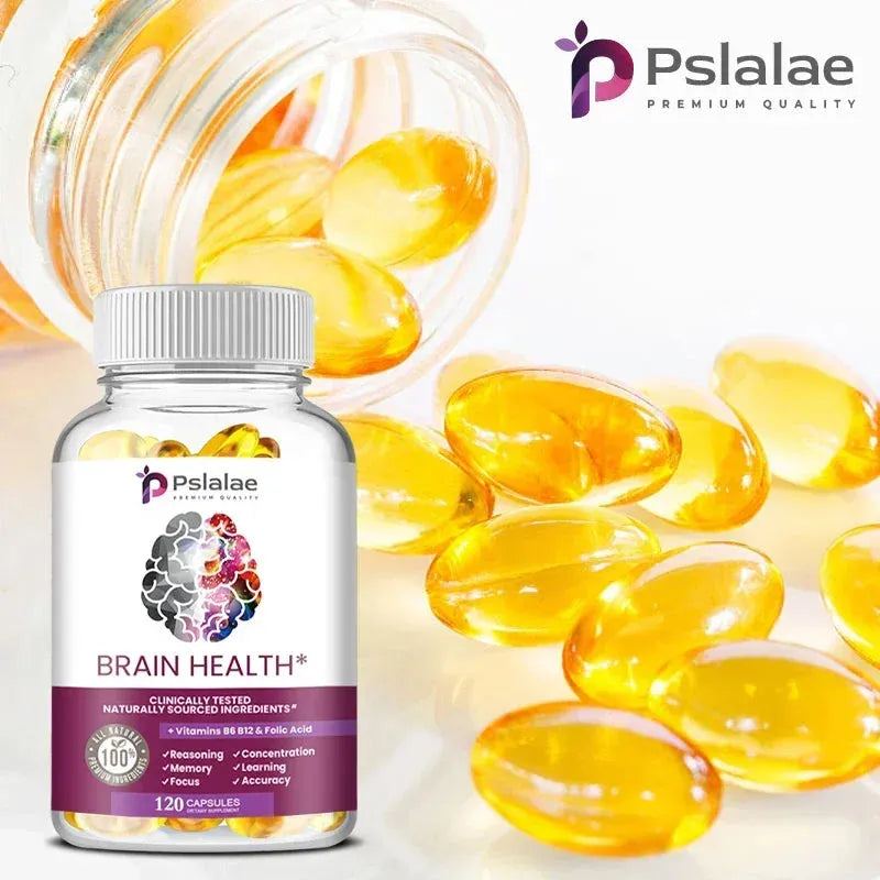 Brain Health Capsules - Brain Supplement To Enhance Memory and Focus, Energy, Cognition and Mental Clarity