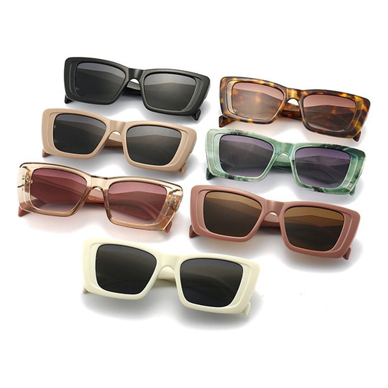 Oversized Rectangular Sunglasses Women Brand Designer Glasses Women/Men Vintage Eyewear - Jointcorp