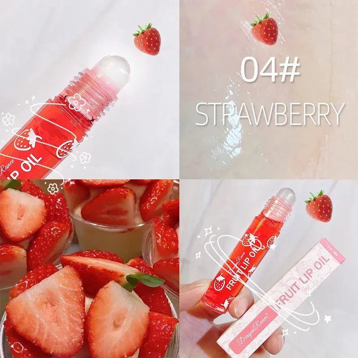 Walking Beads Lip Oil Moisturizing Moisturizing Lip Balm Fruity Colorless Transparent Lip Oil To Remove Dead Skin