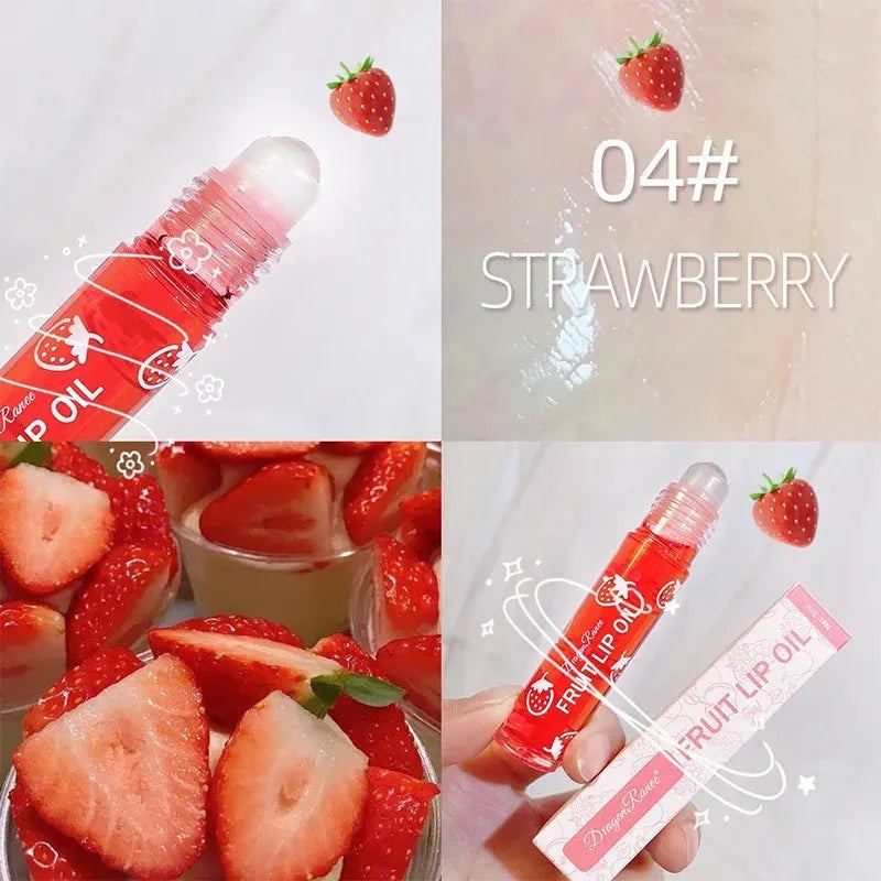 Walking Beads Lip Oil Moisturizing Moisturizing Lip Balm Fruity Colorless Transparent Lip Oil To Remove Dead Skin