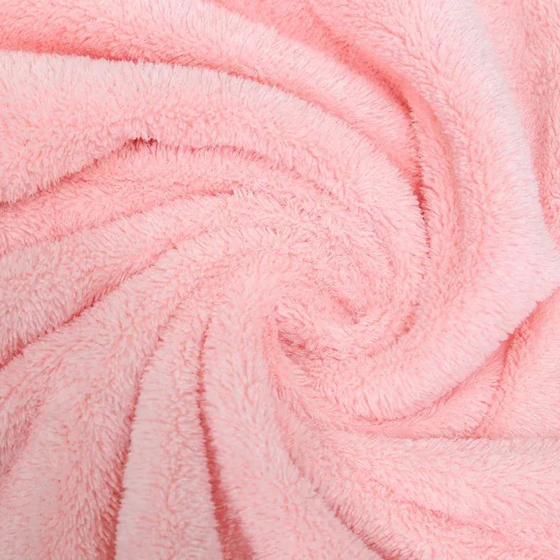 Cute Cat Hair Towel Microfiber Hair Cap Long Hair Quick Dry Hat Bath Towel Strong Water Absorbent Women Wrap Wiping Hair Towel