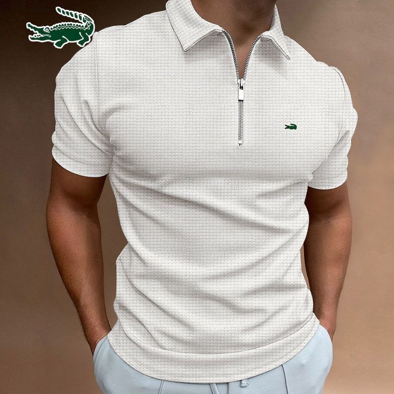 Men's Polo Shirt Fashion Stripe Short Sleeve - Jointcorp