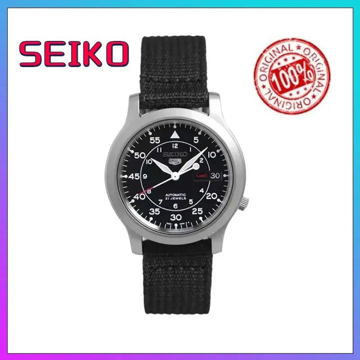 Seiko 5 Military Men's Dial Nylon Band Automatic Watch - SNK807K2