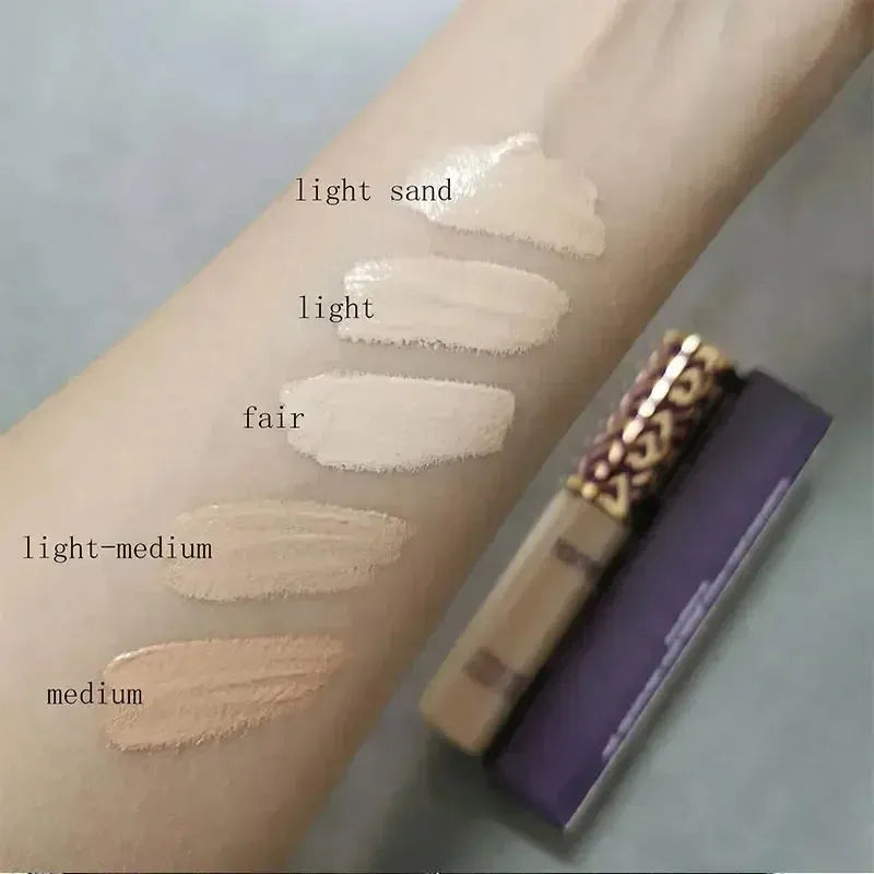 10ml Liquid Foundation Efficient Face Concealer Anti Sweat Long Lasting Brightening Liquid Foundation Makeup Basic Cream