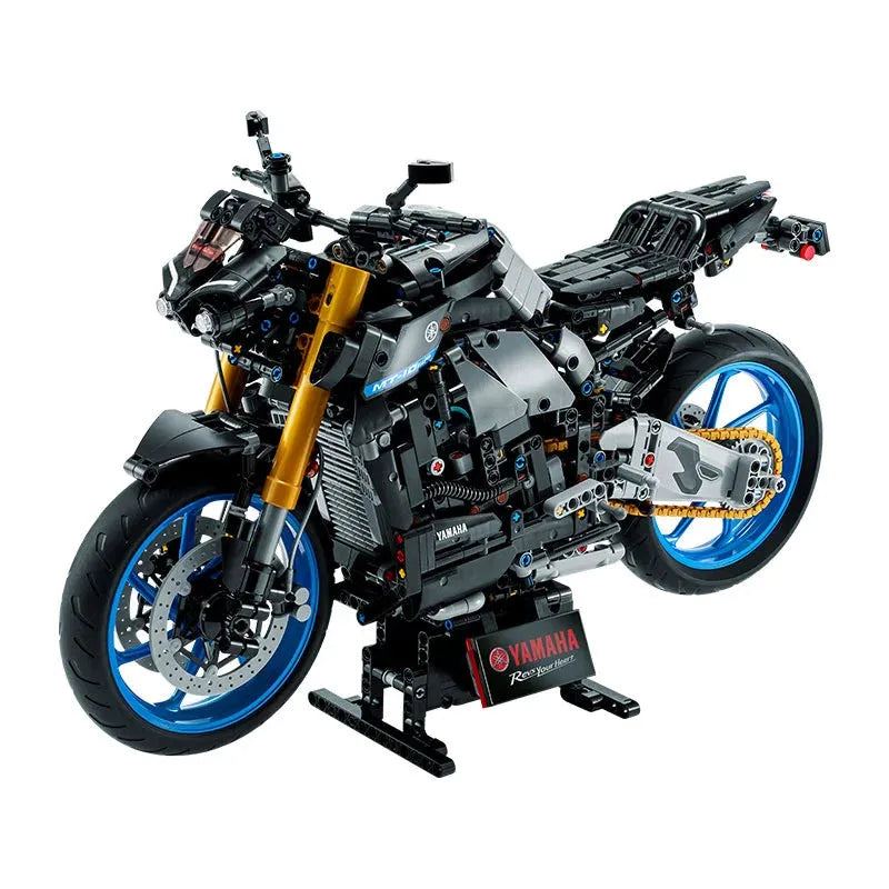 LEGO Mechanical Group 42159 Yamaha Motorcycle Male And Female Combination Building Block Toy Gift Model