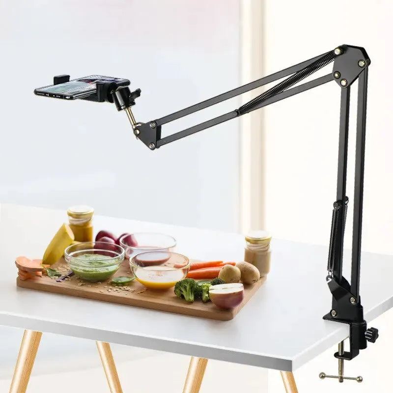 Live Camera Magic Arm DSLR Table Stand Phone Holder Stand Camera Bracket For Smartphone Tablet Webcam Led Ring Light Studio Kit