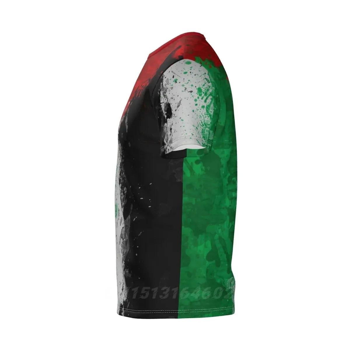 2024 Palestine Flag Oil Painting Fashion 3D T-shirts Clothes T shirt Men Women Unisex Tees Tops For Gift US Size