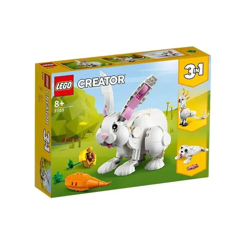 LEGO Creator Expert 31133 Cute White Rabbit Boy And Girl Assembly Block Toy Gift