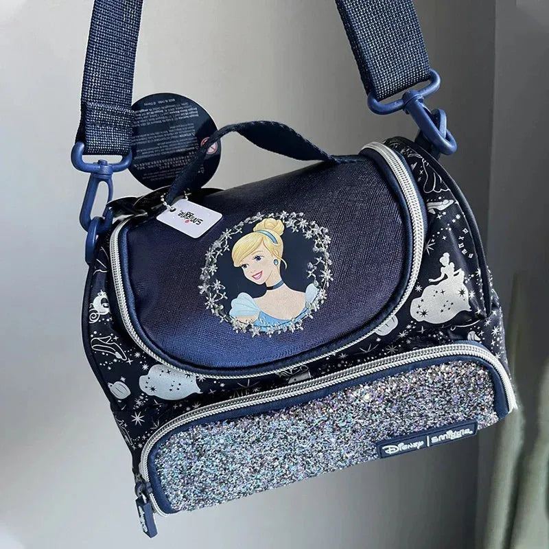Genuine Australian Smiggle Disney Dark Blue Cinderella Backpack, Stationery Box, Meal Bag, Crossbody Bag, Student Gift