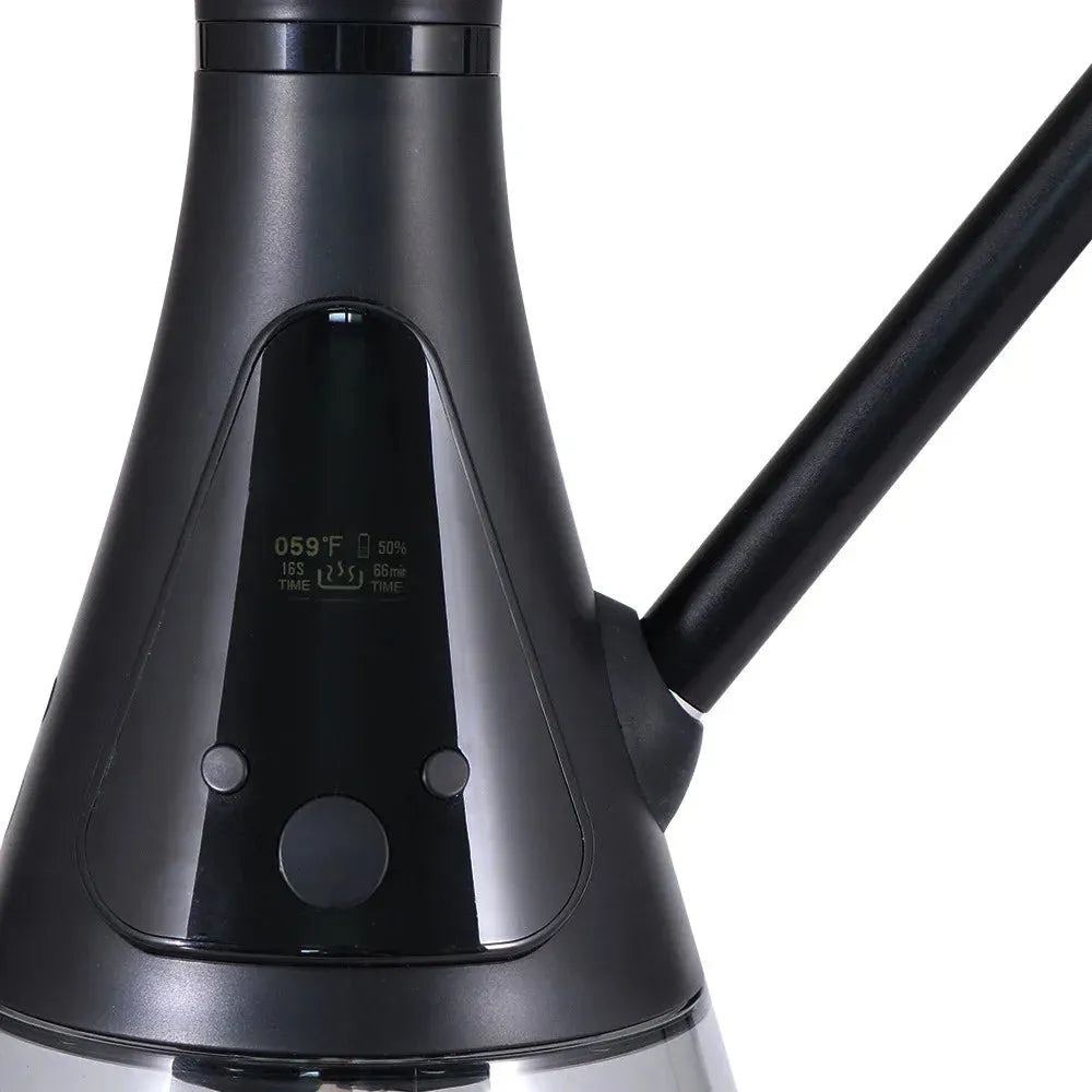 Upgraded Electron Hookah Full Set with LED Light Electrically Heated Tobacco Oil Paste Touch Screen Electronic Shisha Narguile