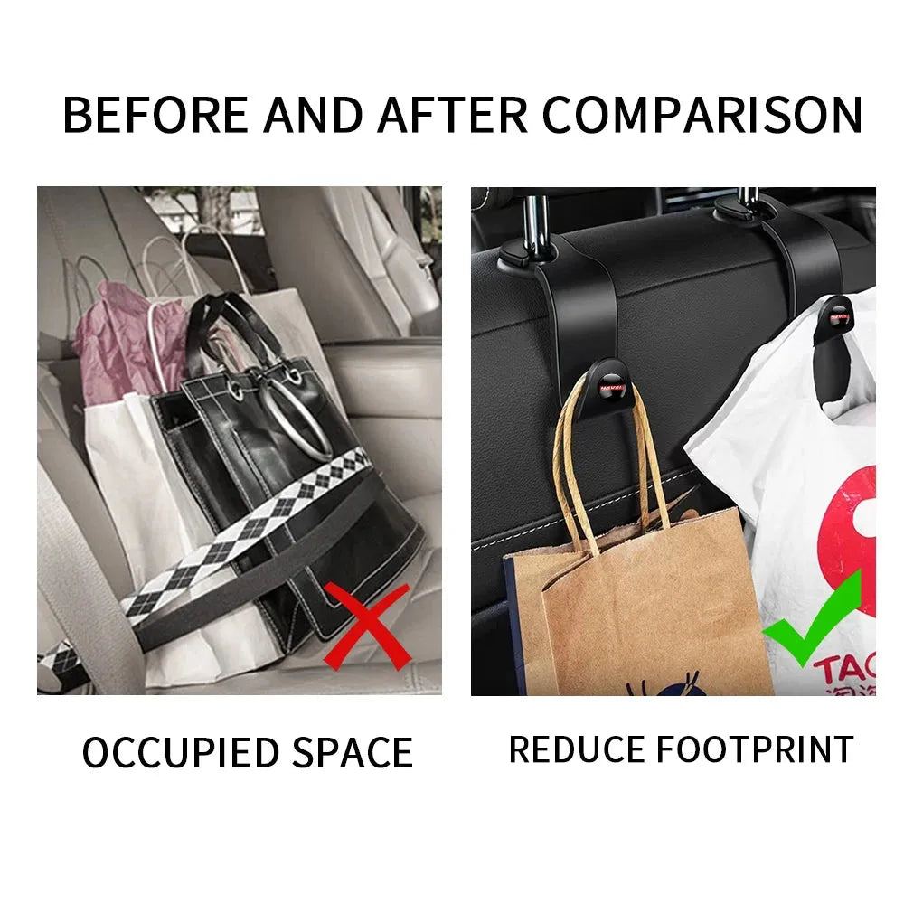 2Pcs Car Seat Back Hook Hanger Fastener Organizer Holder Car Storage Accessories For Haval Dargo Jolion H6 3th 2021 2022 H1 H2