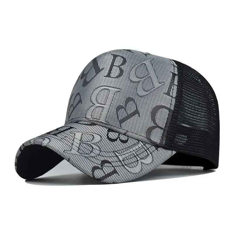 Summer2021 Quick Drying Baseball Caps Men Women Plaid Letter Casual Mesh Sun Protection Breathable Adjustable Gorras Snapback